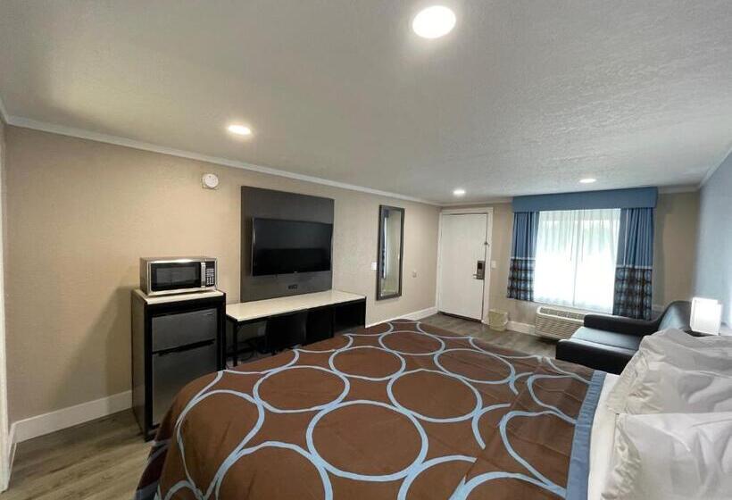 キングサイズベッドのスタンダードルーム, Super 8 By Wyndham Kissimmee Orlando