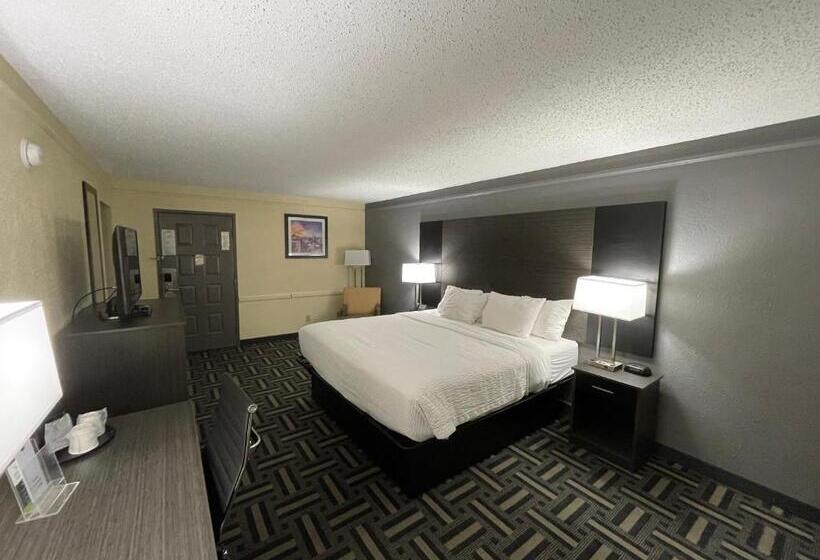 Standardzimmer Kingsize Bett, La Quinta Inn By Wyndham Indianapolis Airport Lynhurst