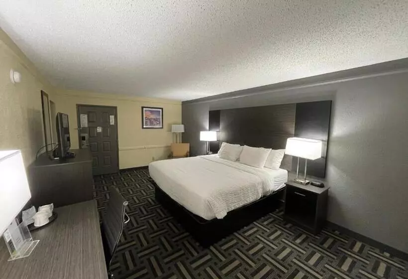 身障者適用キングサイズベッドルーム, La Quinta Inn By Wyndham Indianapolis Airport Lynhurst