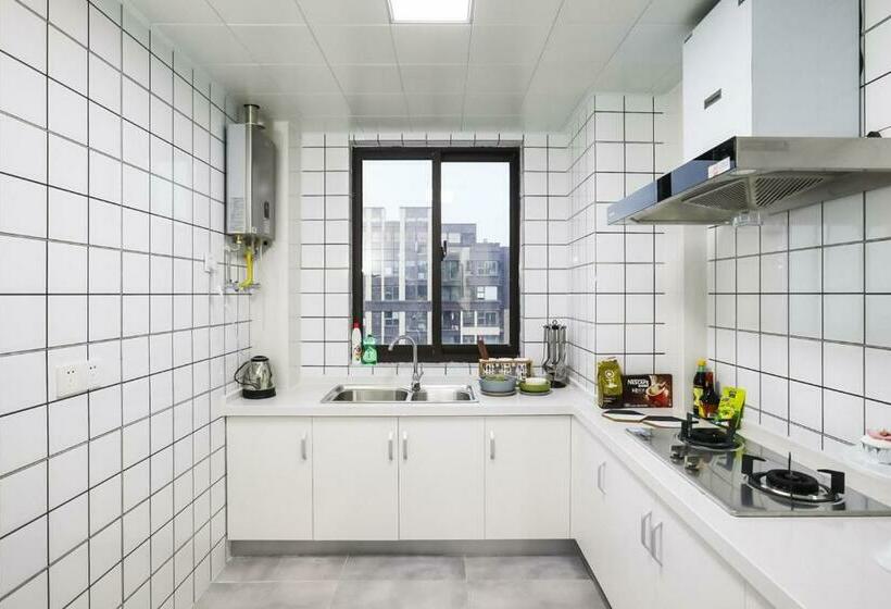 شقة غرفة واحدة, Lu Ke Boutique Apartment 00123370, Qixiashan Nanjing Station, Nanjing City, Jiangsu Province