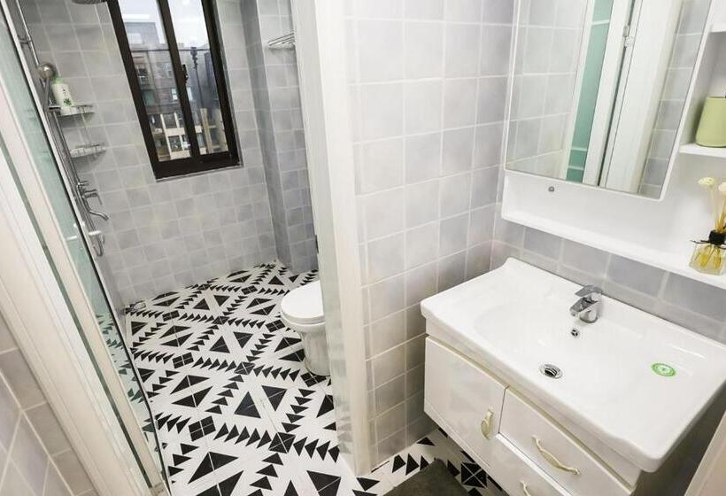 شقة غرفة واحدة, Lu Ke Boutique Apartment 00123370, Qixiashan Nanjing Station, Nanjing City, Jiangsu Province