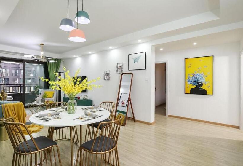 شقة غرفة واحدة, Lu Ke Boutique Apartment 00123370, Qixiashan Nanjing Station, Nanjing City, Jiangsu Province