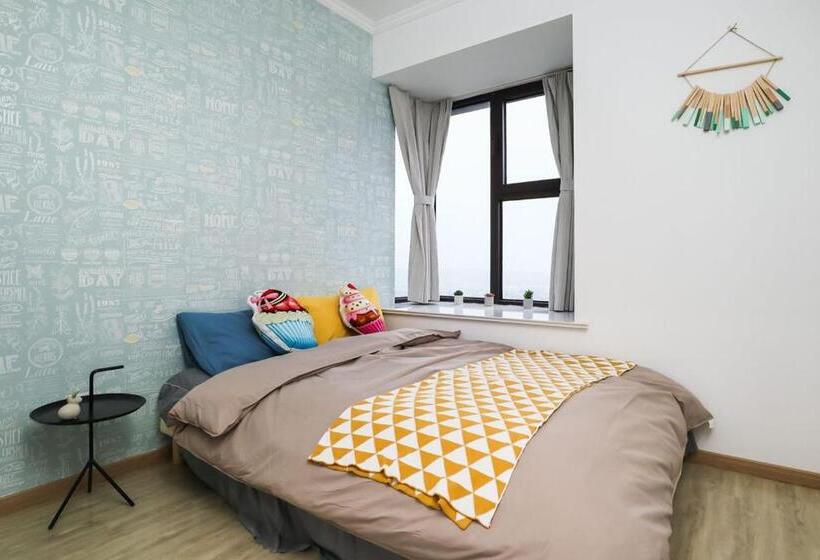 شقة غرفة واحدة, Lu Ke Boutique Apartment 00123370, Qixiashan Nanjing Station, Nanjing City, Jiangsu Province