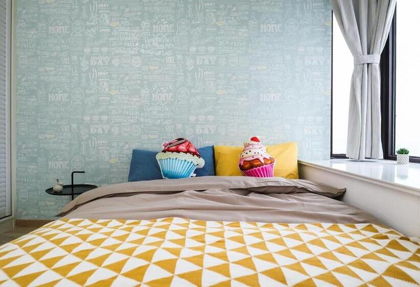 شقة غرفة واحدة, Lu Ke Boutique Apartment 00123370, Qixiashan Nanjing Station, Nanjing City, Jiangsu Province