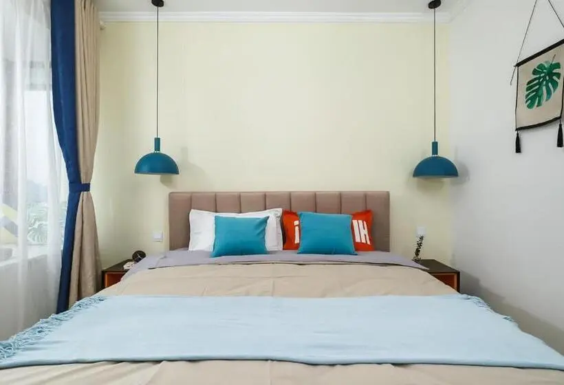 آپارتمان 1 خوابه, Lu Ke Boutique Apartment 00123370, Qixiashan Nanjing Station, Nanjing City, Jiangsu Province
