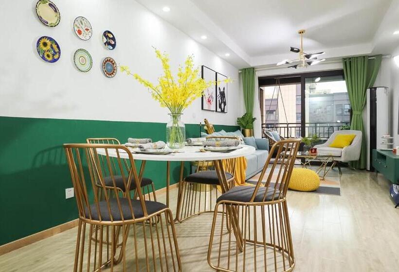 شقة غرفة واحدة, Lu Ke Boutique Apartment 00123370, Qixiashan Nanjing Station, Nanjing City, Jiangsu Province