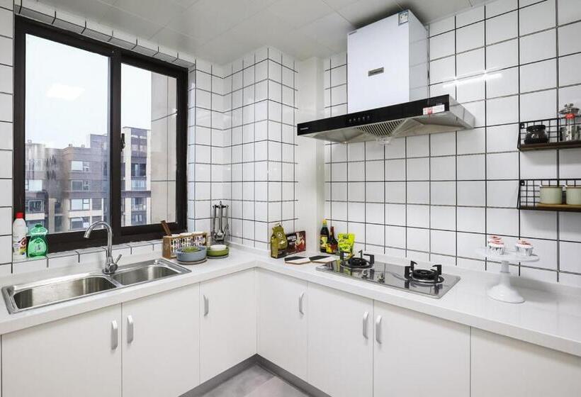 شقة غرفة واحدة, Lu Ke Boutique Apartment 00123370, Qixiashan Nanjing Station, Nanjing City, Jiangsu Province