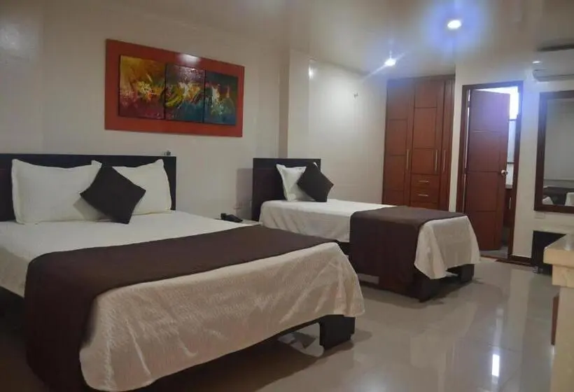 Deluxe Kolmen Hengen Huone, Eco Hotel El Bosque Valledupar
