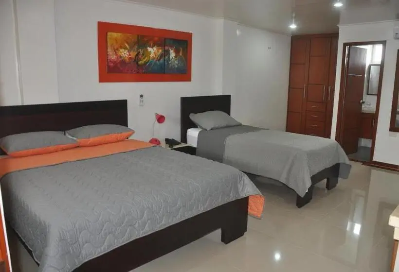 Deluxe Kolmen Hengen Huone, Eco Hotel El Bosque Valledupar