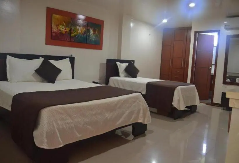 Deluxe Kolmen Hengen Huone, Eco Hotel El Bosque Valledupar