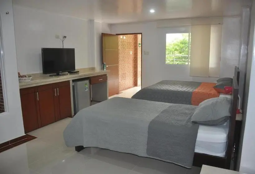 Deluxe Kolmen Hengen Huone, Eco Hotel El Bosque Valledupar