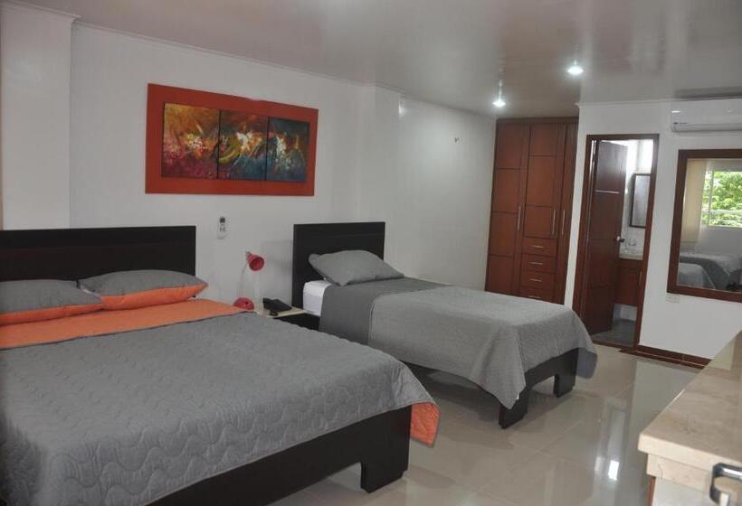 デラックストリプルルーム, Eco Hotel El Bosque Valledupar