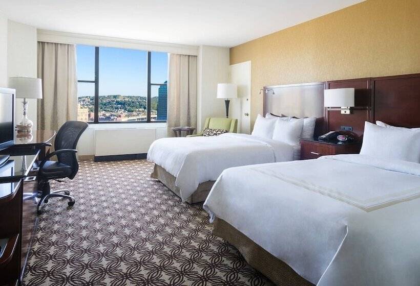 ２ダブルベッドのスタンダードルーム, Pittsburgh Marriott City Center