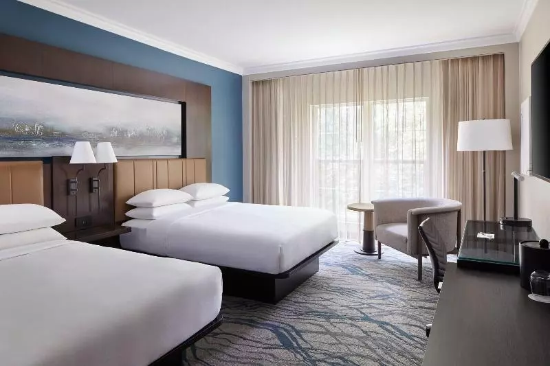 クイーンサイズベッドのスタンダードルーム, Westfields Marriott Washington Dulles