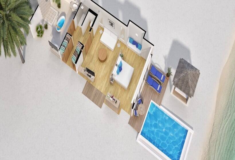 ویلای یک اتاق خوابه با استخر شنا, Baglioni Resort Maldives Luxury - All Inclusive