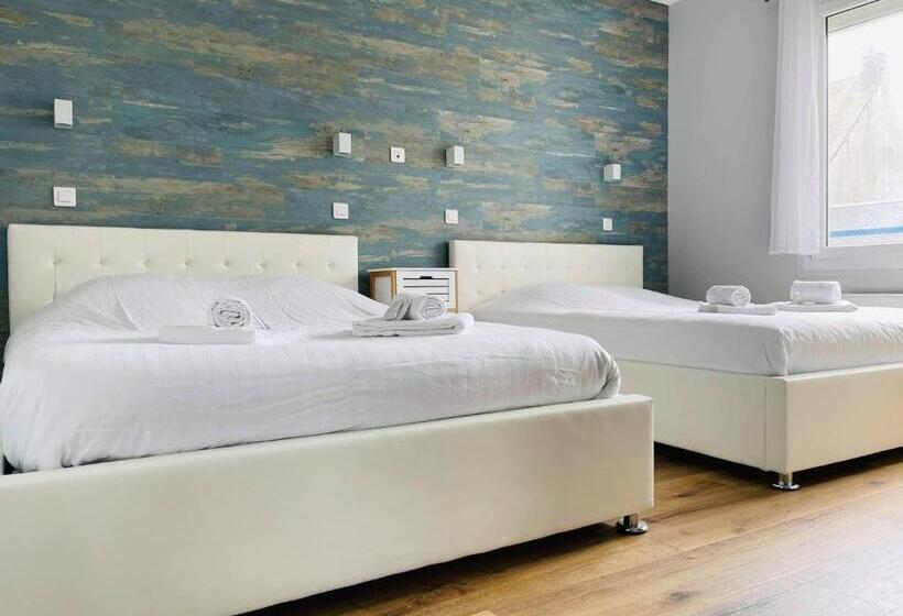 غرفة قياسية رباعية, Hôtel De La Plage