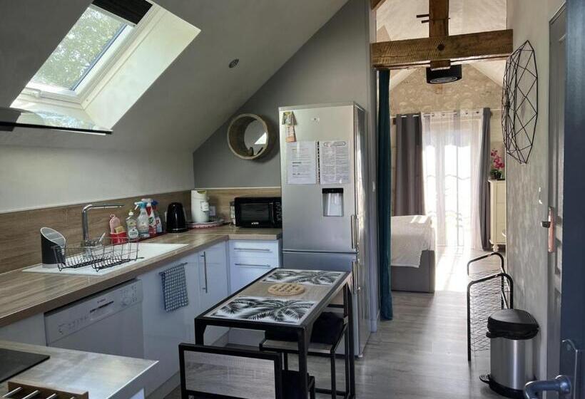 침실 1개 가든 전망 아파트, Gites Et Chambres Des Coteaux