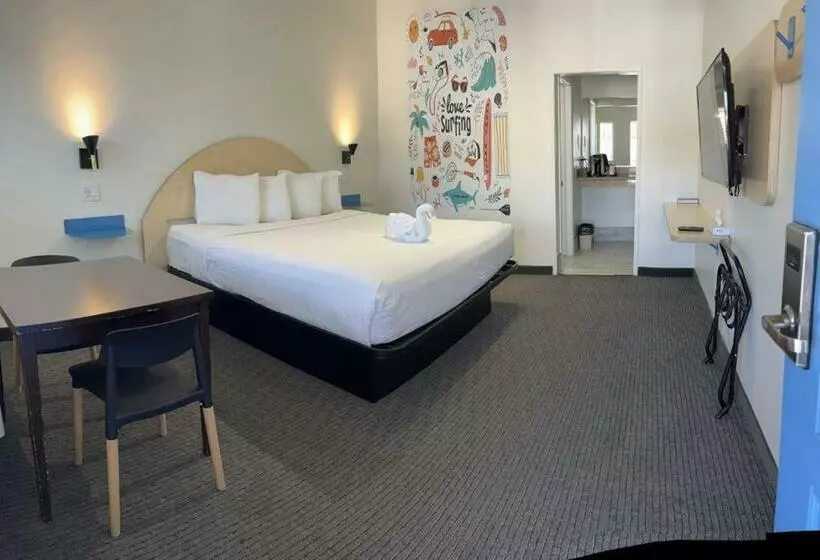 اتاق استاندارد با تخت بزرگ, Ocean Palms Motel