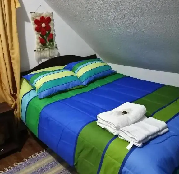 バス共有のスタンダードルーム, Hostal Newen