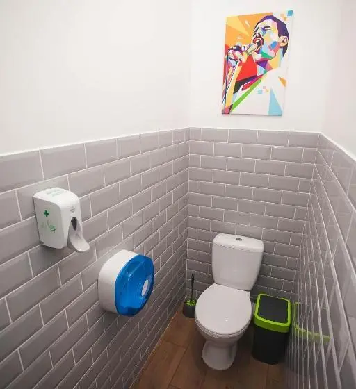 Økonomisk firdobbelte værelse og et delt badeværelse, Dream Hostel Khmelnytskyi