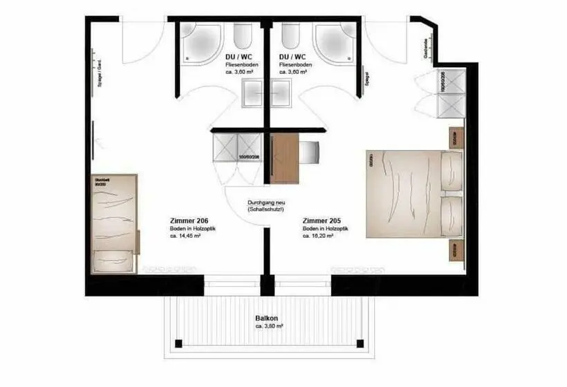 Perhehuone, Apartmenthotel Sonnenhof