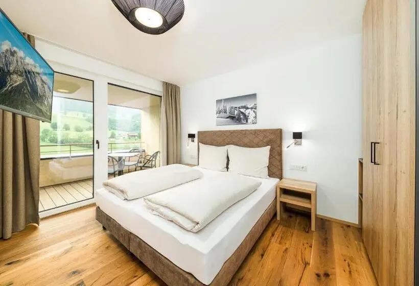 Superior-huoneisto 1 Makuuhuone, Apartmenthotel Sonnenhof