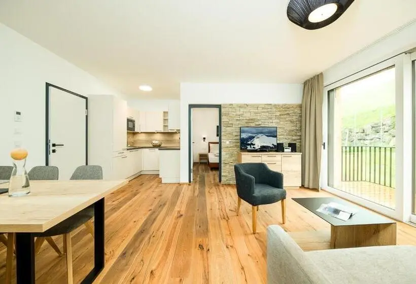 Huoneisto 1 Makuuhuone, Apartmenthotel Sonnenhof