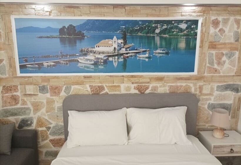 غرفة ديلوكس مطلّة علي البحر, Petrakis Beach