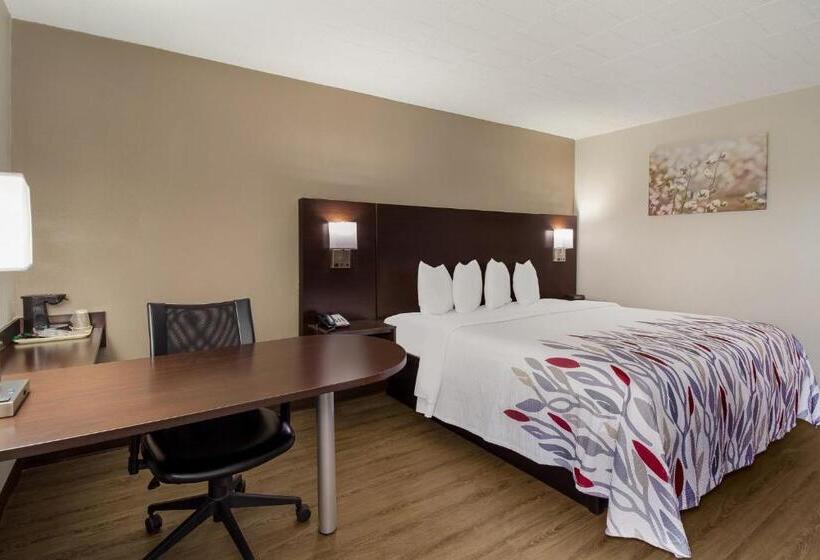 디럭스 룸 킹사이즈 침대, Red Roof Inn New Stanton