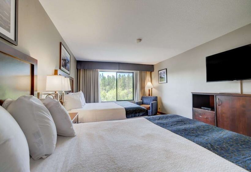 غرفه قياسيه سريرين مزدوجين, The Pine Lodge On Whitefish River