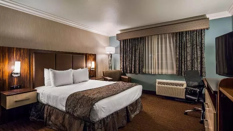 اتاق استاندارد با تخت بزرگ, Best Western University Inn Santa Clara