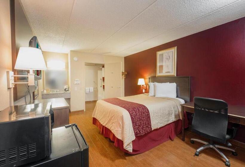 غرفة ديلوكس لذوى الاحتياجات الخاصة, Red Roof Inn Jackson Downtown  Fairgrounds