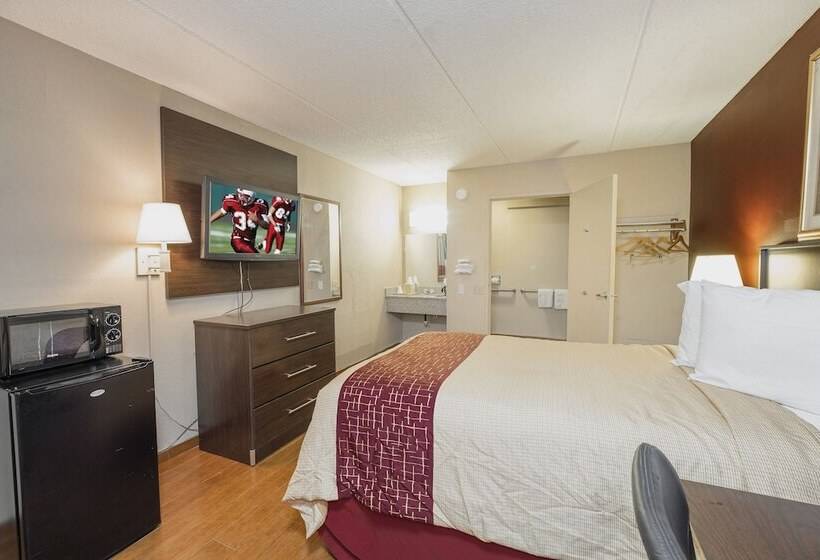 غرفة ديلوكس لذوى الاحتياجات الخاصة, Red Roof Inn Jackson Downtown  Fairgrounds