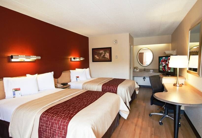Номер Стандарт 2 Двуспальные Кровати, Red Roof Inn Lexington South