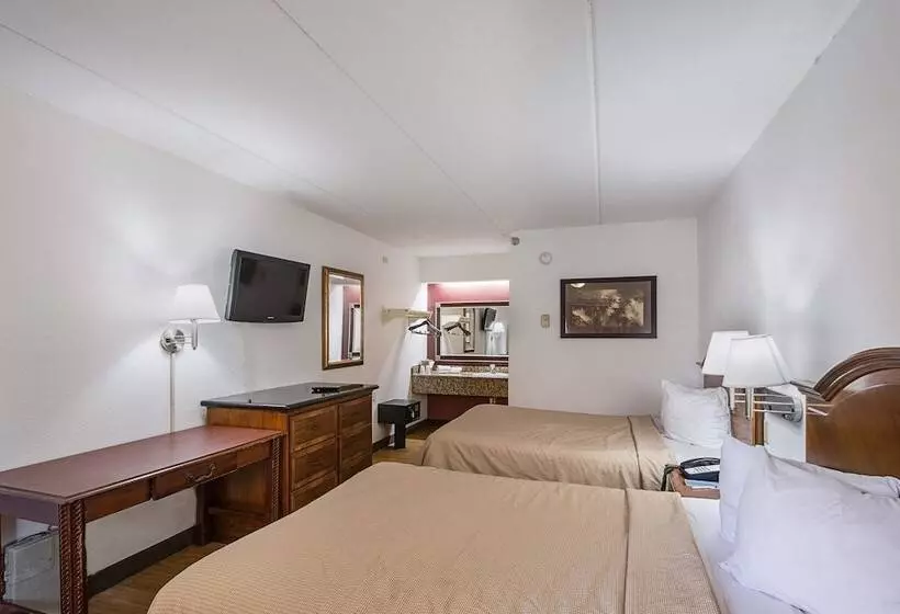 اتاق استاندارد با 2 تخت دوبل, Rodeway Inn Tampa Near Busch Gardensusf