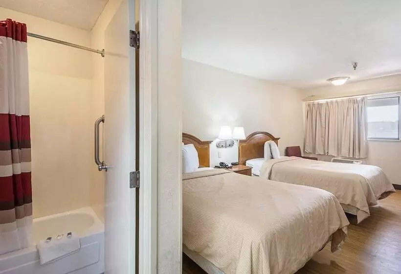 اتاق استاندارد با 2 تخت دوبل, Rodeway Inn Tampa Near Busch Gardensusf