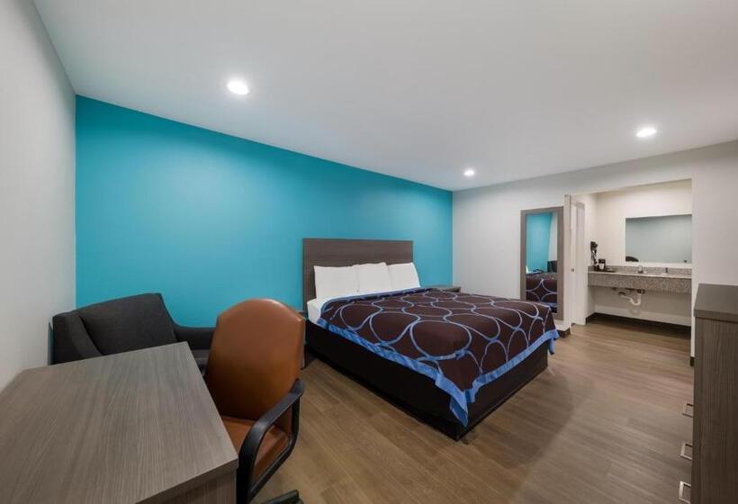 اتاق استاندارد با تخت بزرگ, Super 8 By Wyndham Wichita Falls