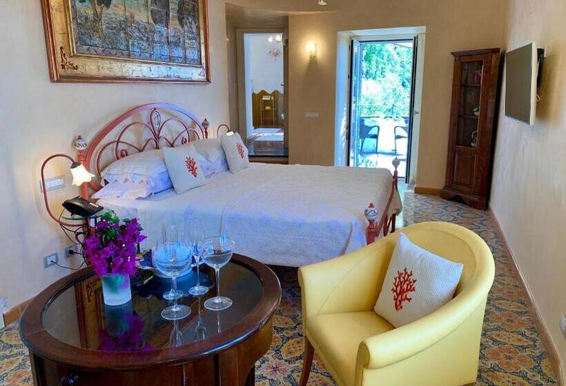 オーシャンビューデラックスルームバルコニー付き, Villa Le Baste