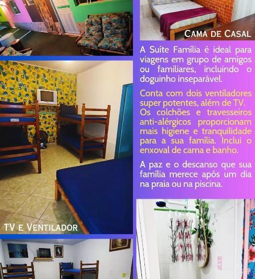スイート（家族用）, Pousada Caragua Poesia Na Praia