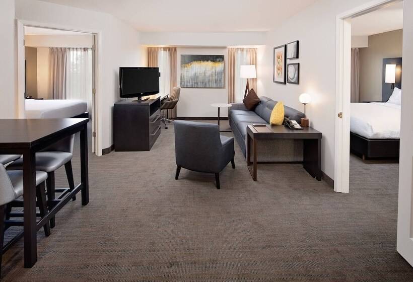 침실 2개 스위트, Residence Inn Arlington