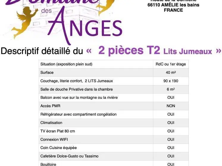 バルコニー付き1ベッドルームアパートメント, Domaine Des Anges