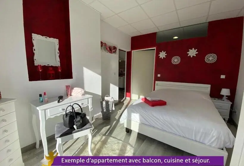 バルコニー付き1ベッドルームアパートメント, Domaine Des Anges