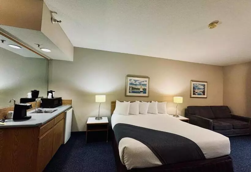 キングサイズベッドのスタンダードルーム, The Tillamook Inn
