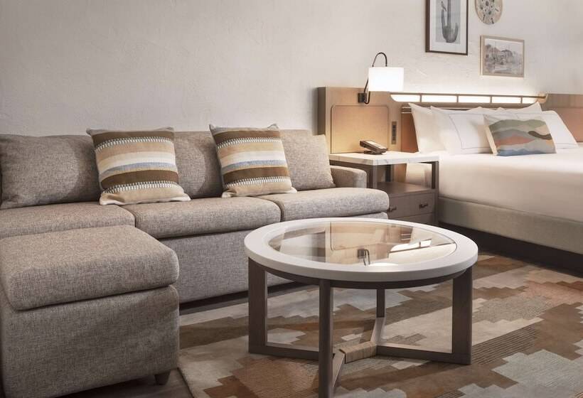 身障者適用ダブルベッド付きスタンダードルーム, The Scottsdale Resort & Spa, Curio Collection By Hilton