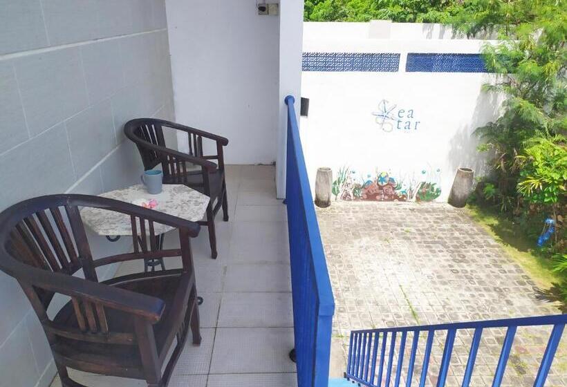 带阳台的三人标准间, Sea Star Bali