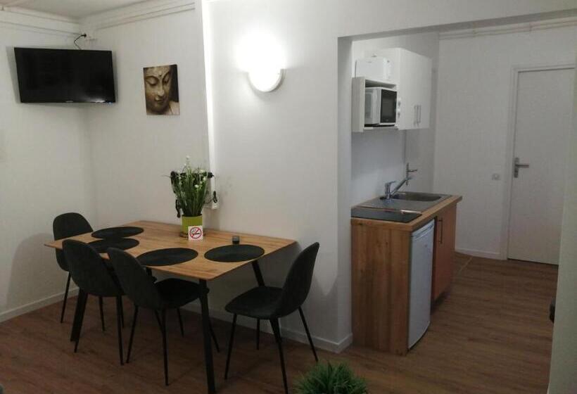 Семейное Студио, Hôtel Les Jardins Dunkerque Center