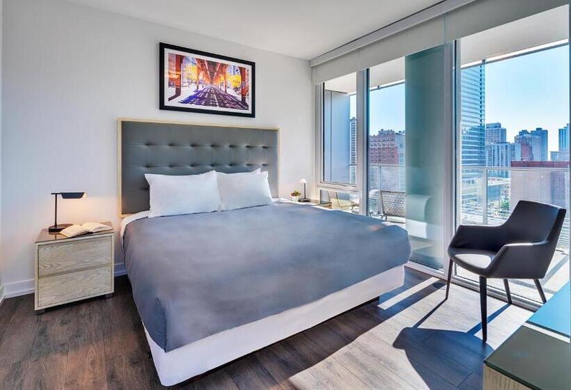 סוויטת אקזקיוטיב 2 חדרים, Level Chicago  Old Town