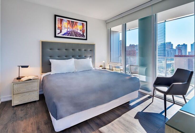 סוויטת אקזקיוטיב 2 חדרים, Level Chicago  Old Town