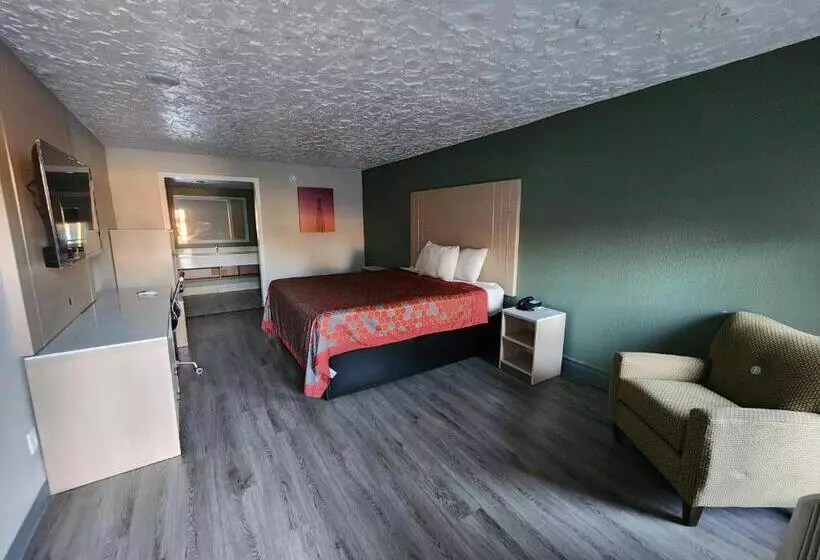 キングサイズベッドのスタンダードルーム, Americas Best Value Inn Longview