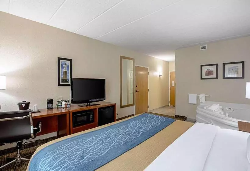 キングサイズベッドのスタンダードルーム, Comfort Inn Indianapolis North  Carmel